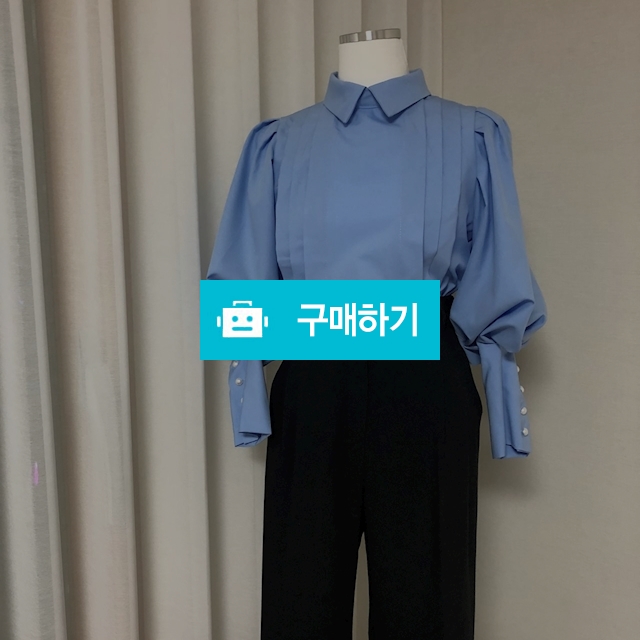 진주 단추 벌룬 퍼프 블라우스 / 콩고님의 스토어 / 디비디비 / 구매하기 / 특가할인