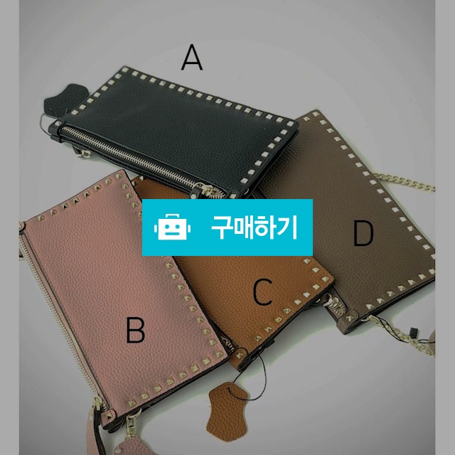 소가죽 찡 클러치 크로스겸용 (4칼라) 체인어깨끈 포함 / 삐삐에는 쇼핑중독 / 디비디비 / 구매하기 / 특가할인