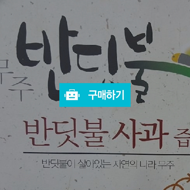 무주 반딧불 사과즙 / Byeolhashop / 디비디비 / 구매하기 / 특가할인