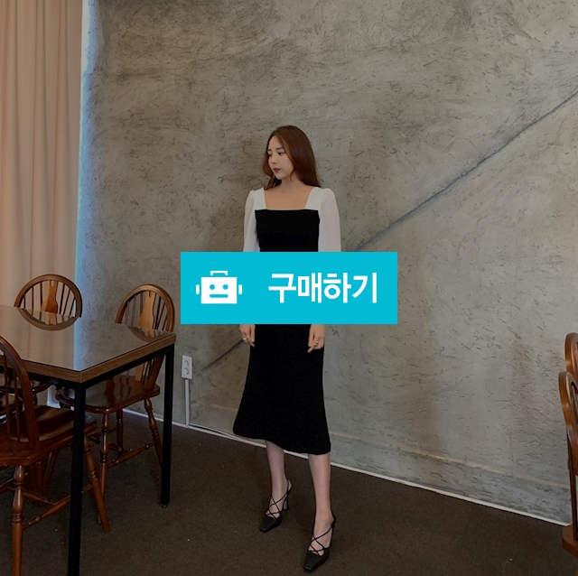 스퀘어넥 시폰 머메이드 원피스 / 6310 / 디비디비 / 구매하기 / 특가할인