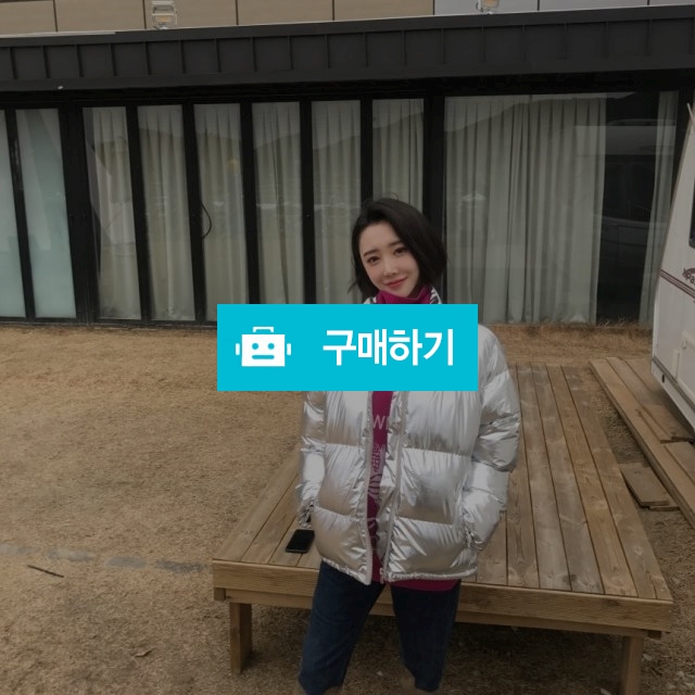 오버핏 하이넥 실버 다운패딩 / NINNA / 디비디비 / 구매하기 / 특가할인