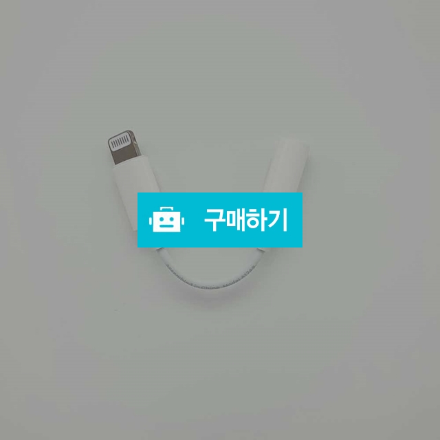 라이트닝 정품 이어폰 젠더 박스 추출 상품 / 믿음과 신뢰의 스마토리 / 디비디비 / 구매하기 / 특가할인