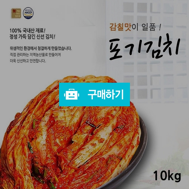 국산재료100% 전라도 사계절 김치 10kg / 해바라기사과코끼리님의 스토어 / 디비디비 / 구매하기 / 특가할인