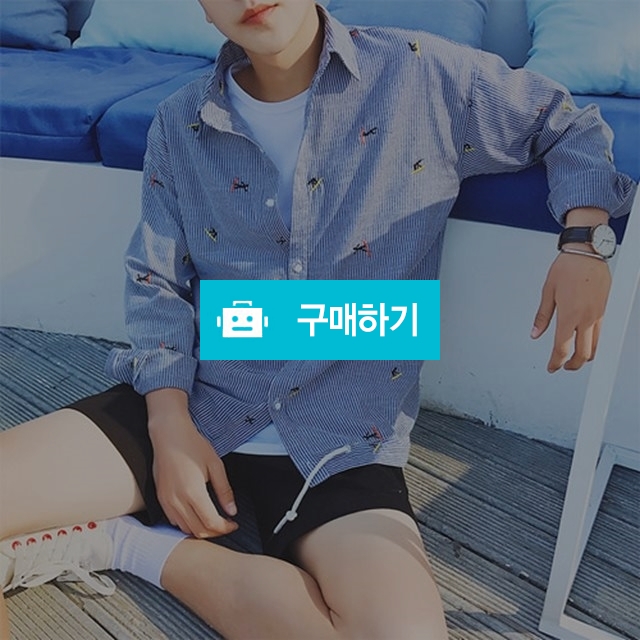 유얼마인 밑단 스트링 자수 셔츠 / 유얼마인_맨 / 디비디비 / 구매하기 / 특가할인