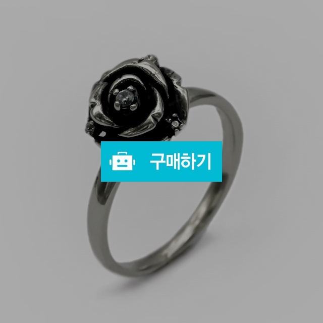 실버925 포인트 큐빅 장미 꽃 반지 / 엘라실버 / 디비디비 / 구매하기 / 특가할인