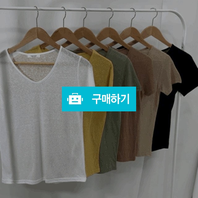 1+1 슬림 린넨 기본 반팔티 / 비쇼님의 스토어 / 디비디비 / 구매하기 / 특가할인