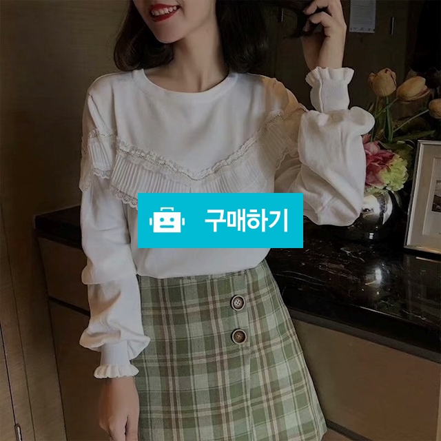 앞 큐빅 프릴 니트 블라우스 / 오샵님의 스토어 / 디비디비 / 구매하기 / 특가할인