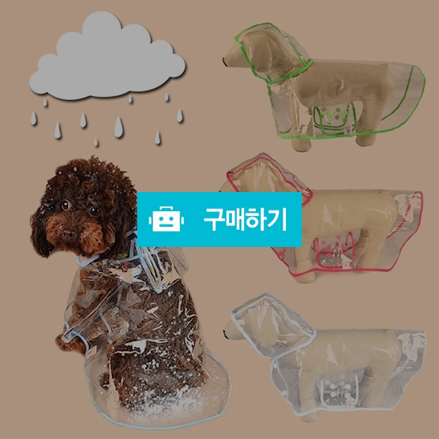 마이독 강아지 투명 우비 / 마이독님의 스토어 / 디비디비 / 구매하기 / 특가할인