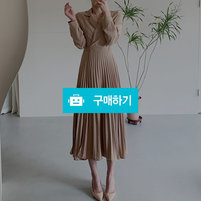 카라 정장 오피스룩 랩 원피스 / 라뮤엣 / 디비디비 / 구매하기 / 특가할인