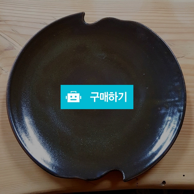 [백화요]전통도자기 조각접시(흑색)_30cm / 백화요 도자기 / 디비디비 / 구매하기 / 특가할인