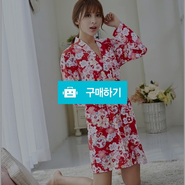 여성 핑크 플라워 섹시 일본 기모노 코스프레 / 와드팩토리 / 디비디비 / 구매하기 / 특가할인