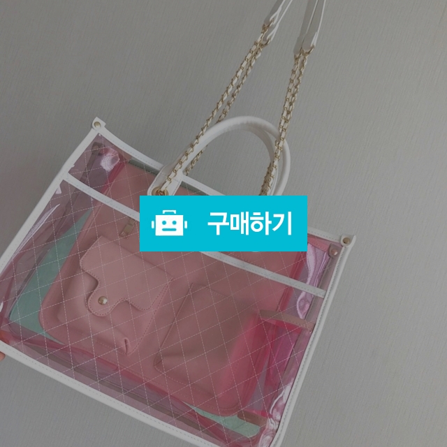 화이트 투명 씨씨백 / 투씨씨 유니크패션 / 디비디비 / 구매하기 / 특가할인