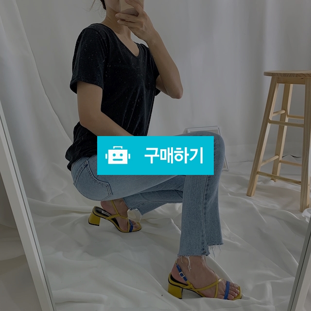 중청 언발 일자핏 컷팅 청바지 / 비쇼님의 스토어 / 디비디비 / 구매하기 / 특가할인