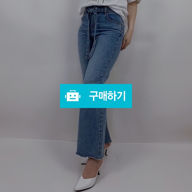 하이웨스트 와이드핏 컷팅 청바지 / 순수야 / 디비디비 / 구매하기 / 특가할인