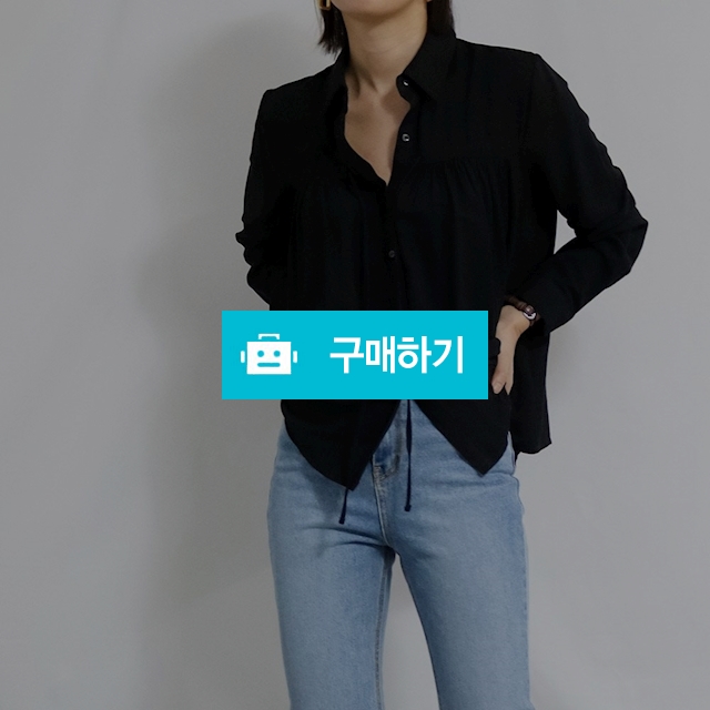 스트링 셔링 카라 블라우스 2컬러 / 어노드님의 스토어 / 디비디비 / 구매하기 / 특가할인