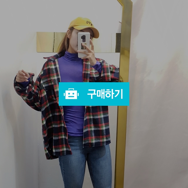 도톰 체크 박스 오버핏 셔츠  / 난언니네님의 스토어 / 디비디비 / 구매하기 / 특가할인