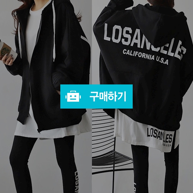 엘에이 후드집업 남녀공용 / 헬로몽 / 디비디비 / 구매하기 / 특가할인