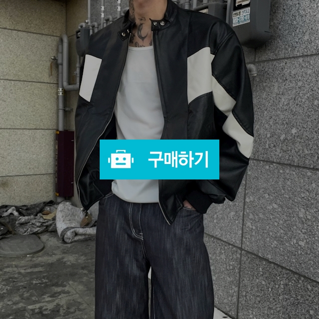 남녀공용 바이커 바시티 자켓 / 스월빈 / 디비디비 / 구매하기 / 특가할인