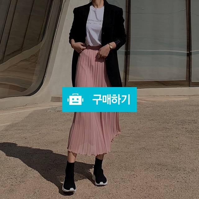 쉬폰 주름 밴딩 플리츠 스커트 / 소이라인 / 디비디비 / 구매하기 / 특가할인