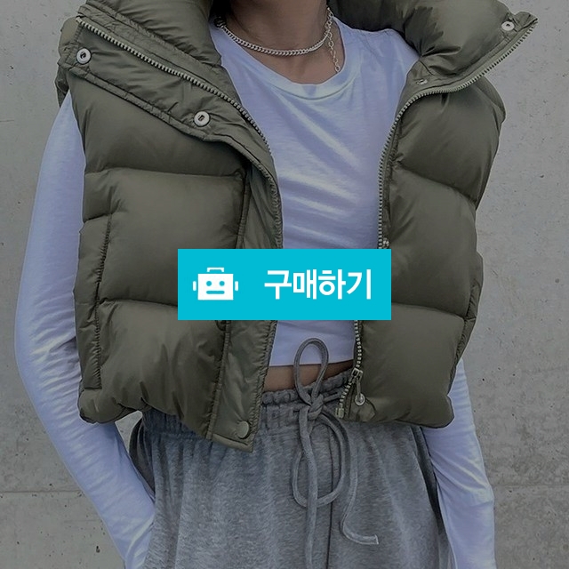 크롭 패딩 조끼 / 모어클로딩 / 디비디비 / 구매하기 / 특가할인