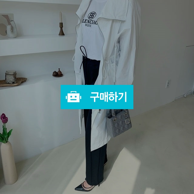 무지 오버핏 스트링 여름 야상 점퍼 / 행온님의 스토어 / 디비디비 / 구매하기 / 특가할인