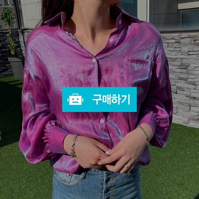 가오리핏 광택 퍼프 블라우스 / 러브피기님의 스토어 / 디비디비 / 구매하기 / 특가할인