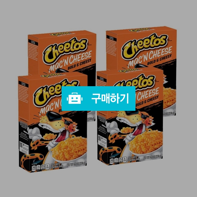 치토스 맥앤치즈 Bold & Cheesy Flavor (4EA) - Cheetos / 캘리오피스 / 디비디비 / 구매하기 / 특가할인