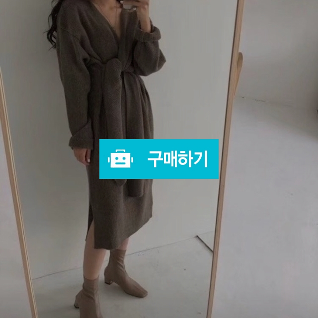 루즈핏 랩니트 원피스 / 메이앤린 / 디비디비 / 구매하기 / 특가할인
