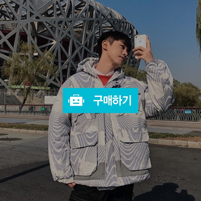 라인 배색 패딩 점퍼 / 1023shop / 디비디비 / 구매하기 / 특가할인