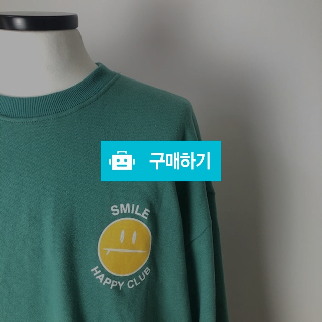 해피스마일 맨투맨 (2color) / 트레모르 / 디비디비 / 구매하기 / 특가할인