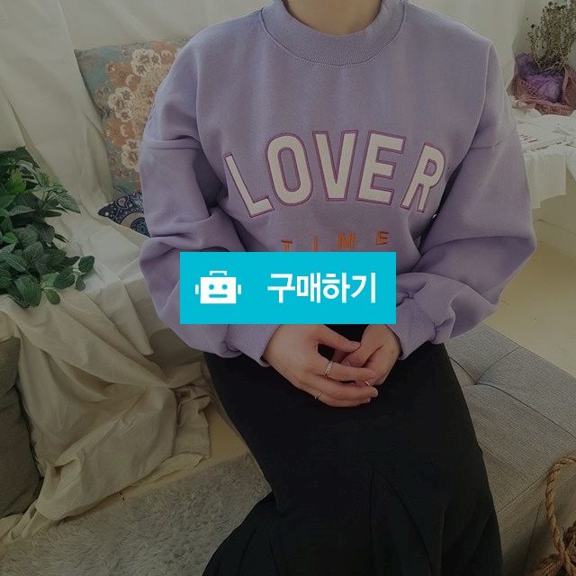 러버 기모 자수 양기모맨투맨 / luvming님의 스토어 / 디비디비 / 구매하기 / 특가할인