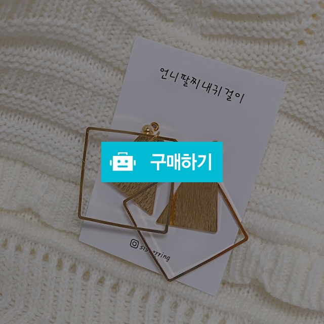 레이첼골드스퀘어귀걸이 / 언니팔찌내귀걸이 / 디비디비 / 구매하기 / 특가할인