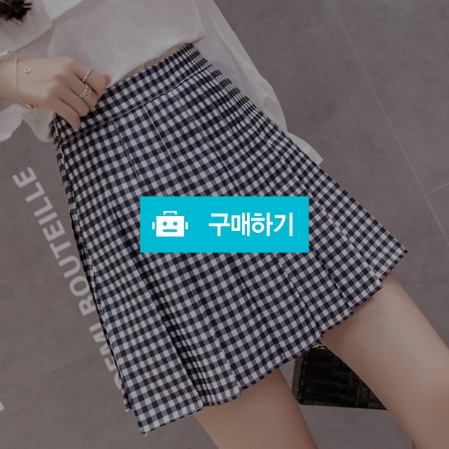 [무료배송]테니스 스커트 체크패턴 CP블랙_화이트 / yogone님의 스토어 / 디비디비 / 구매하기 / 특가할인