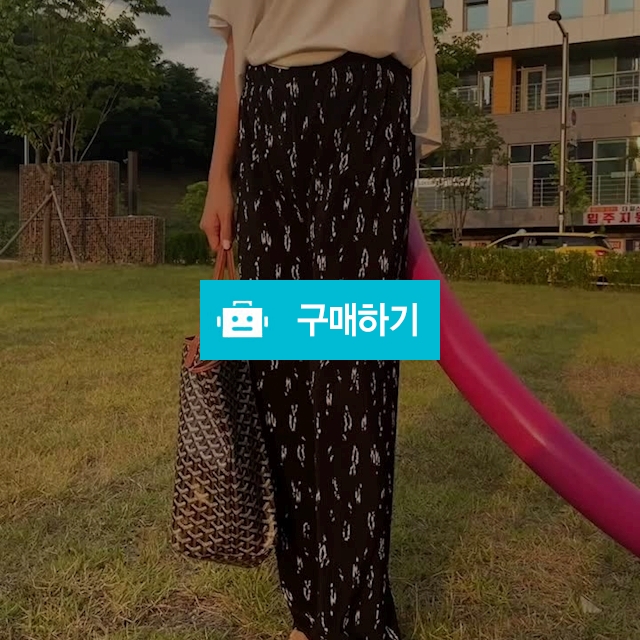 여자 여름 호피 플리츠 팬츠 허리 밴딩  / 도도해닷컴 / 디비디비 / 구매하기 / 특가할인