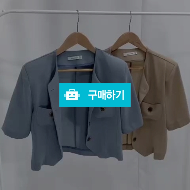 루즈핏 여름 베이직 반팔 숏자켓 / 비쇼님의 스토어 / 디비디비 / 구매하기 / 특가할인