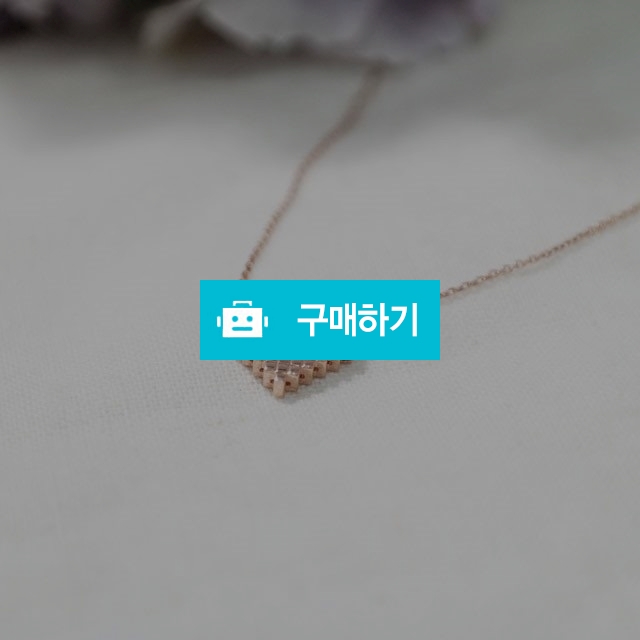 14k 18k 하트 픽셀 목걸이 / 니은님의 스토어 / 디비디비 / 구매하기 / 특가할인