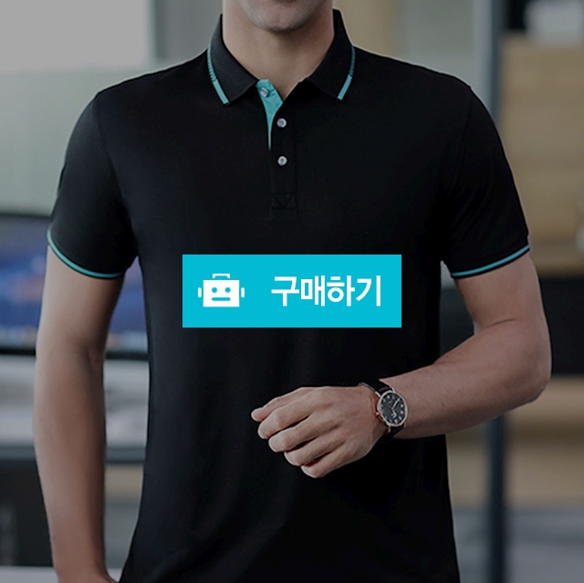 라인 배색 카라넥 PK 반팔 티셔츠 ( 5COLOR ) / Gscott / 디비디비 / 구매하기 / 특가할인