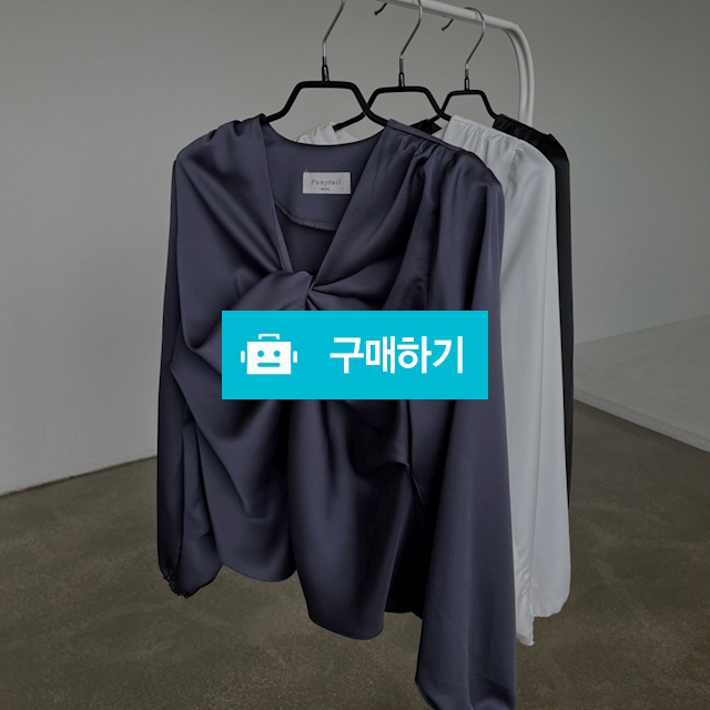 실크 새틴 리본 꼬임 오피스룩 하객룩 블라우스 / 유니앙님의 스토어 / 디비디비 / 구매하기 / 특가할인