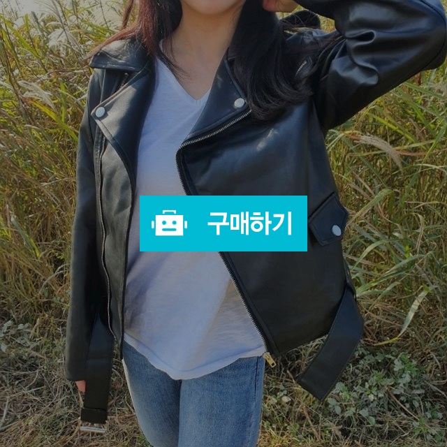 레더 가죽 라이더 벨트 자켓 / 도브엘 / 디비디비 / 구매하기 / 특가할인