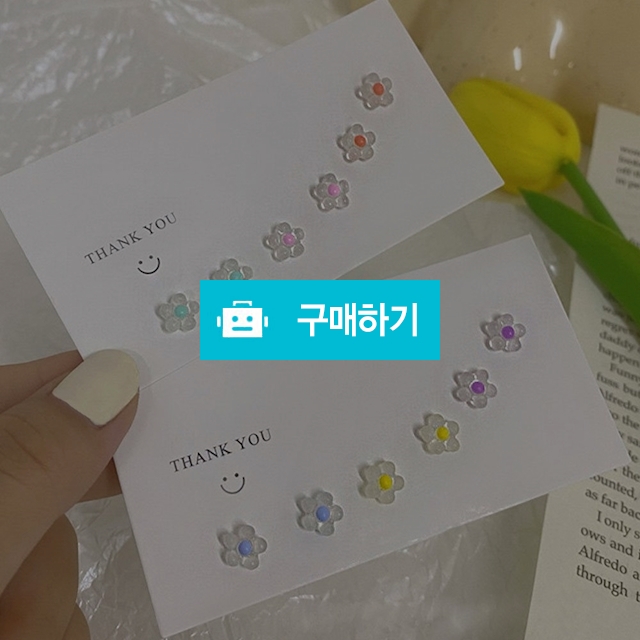 젤로 비즈 꽃 귀걸이 귀고리 은 실버 이어링 / 슈에뜨지니 / 디비디비 / 구매하기 / 특가할인