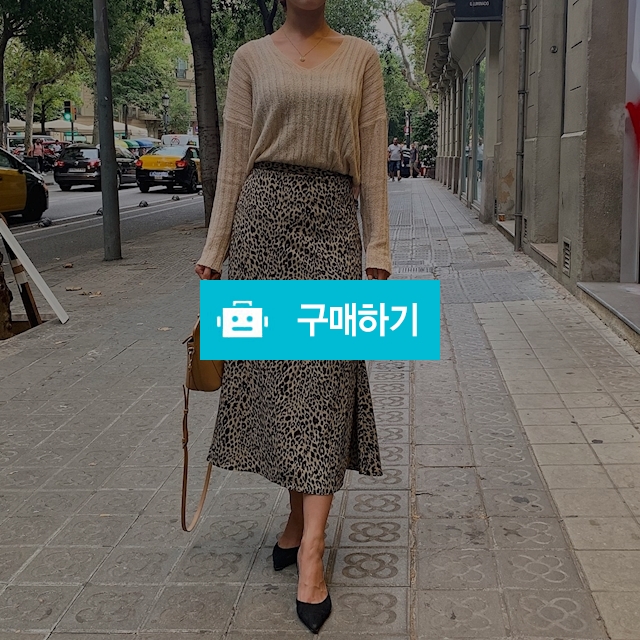 레오파드 패턴 머메이드 롱스커트 / 비쇼님의 스토어 / 디비디비 / 구매하기 / 특가할인