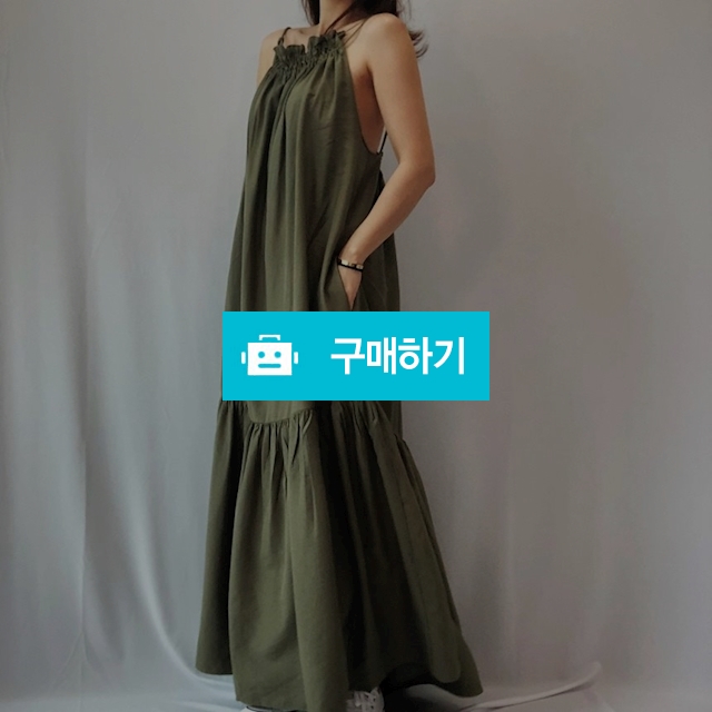 뷔스티에 스트리 홀터넥 롱원피스 / nars4 / 디비디비 / 구매하기 / 특가할인