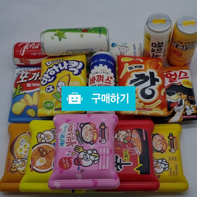 TOY7 말랑이 스트레스볼 푸드 패러디 스퀴시 6종세트 / 설래임 / 디비디비 / 구매하기 / 특가할인