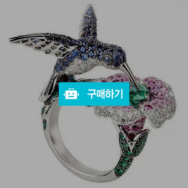 유니크한 꽃과새 반지 / 다이아니 / 디비디비 / 구매하기 / 특가할인