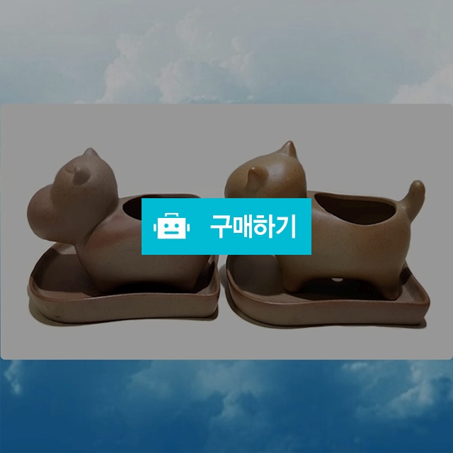 토기화분 "강아지와하마" 4p 1세트 / 한반도짱님의 스토어 / 디비디비 / 구매하기 / 특가할인