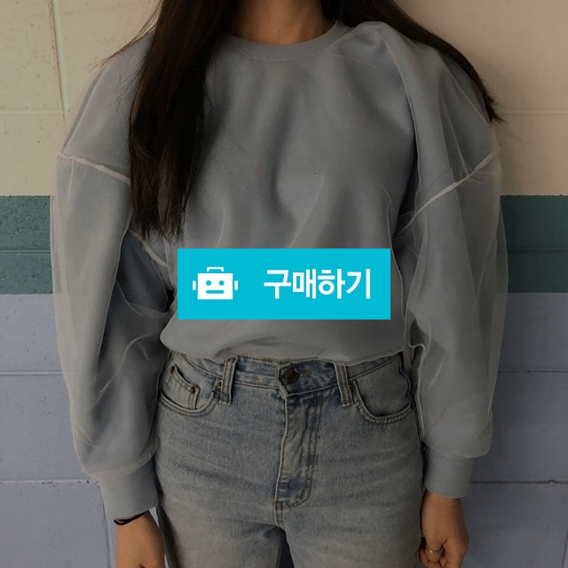 벌룬 라운드 망사맨투맨  / 김체리님의 스토어 / 디비디비 / 구매하기 / 특가할인