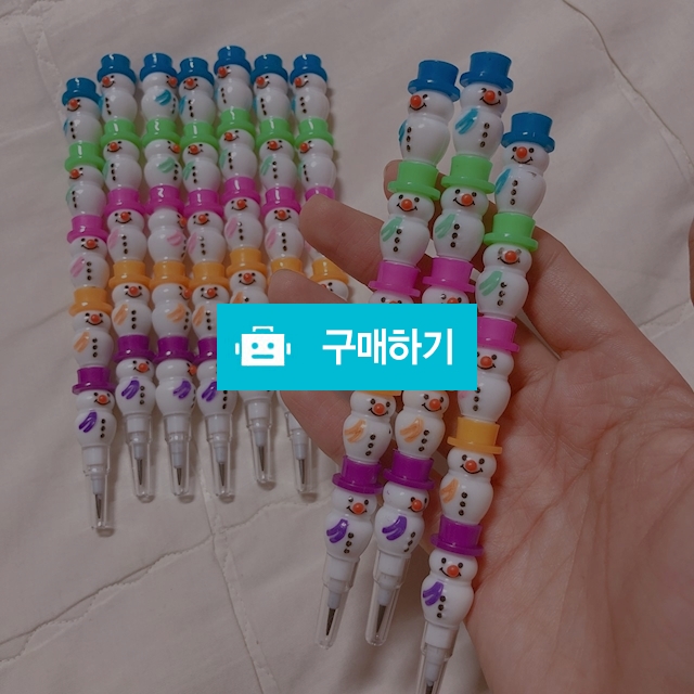 눈사람 줄줄이 연필 / 로즈러브미 / 디비디비 / 구매하기 / 특가할인