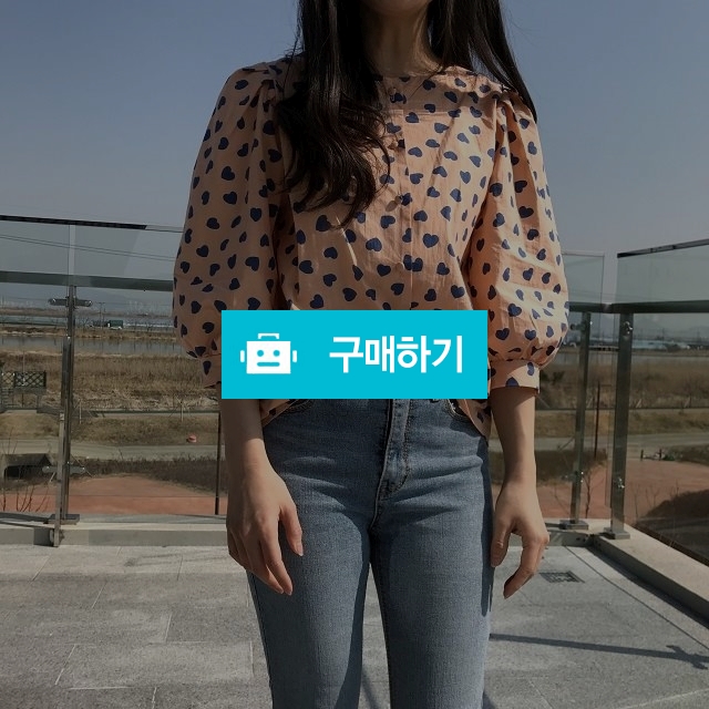 노카라 하트 도트 블라우스 / 기다리다for / 디비디비 / 구매하기 / 특가할인