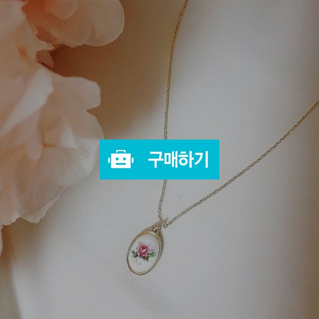 앤틱 플라워 목걸이  / 핑크래빗 / 디비디비 / 구매하기 / 특가할인