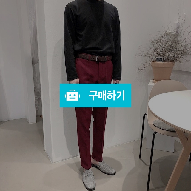 남성 버건디 캐주얼 간절기 슬랙스 / 애프터제이님의 스토어 / 디비디비 / 구매하기 / 특가할인
